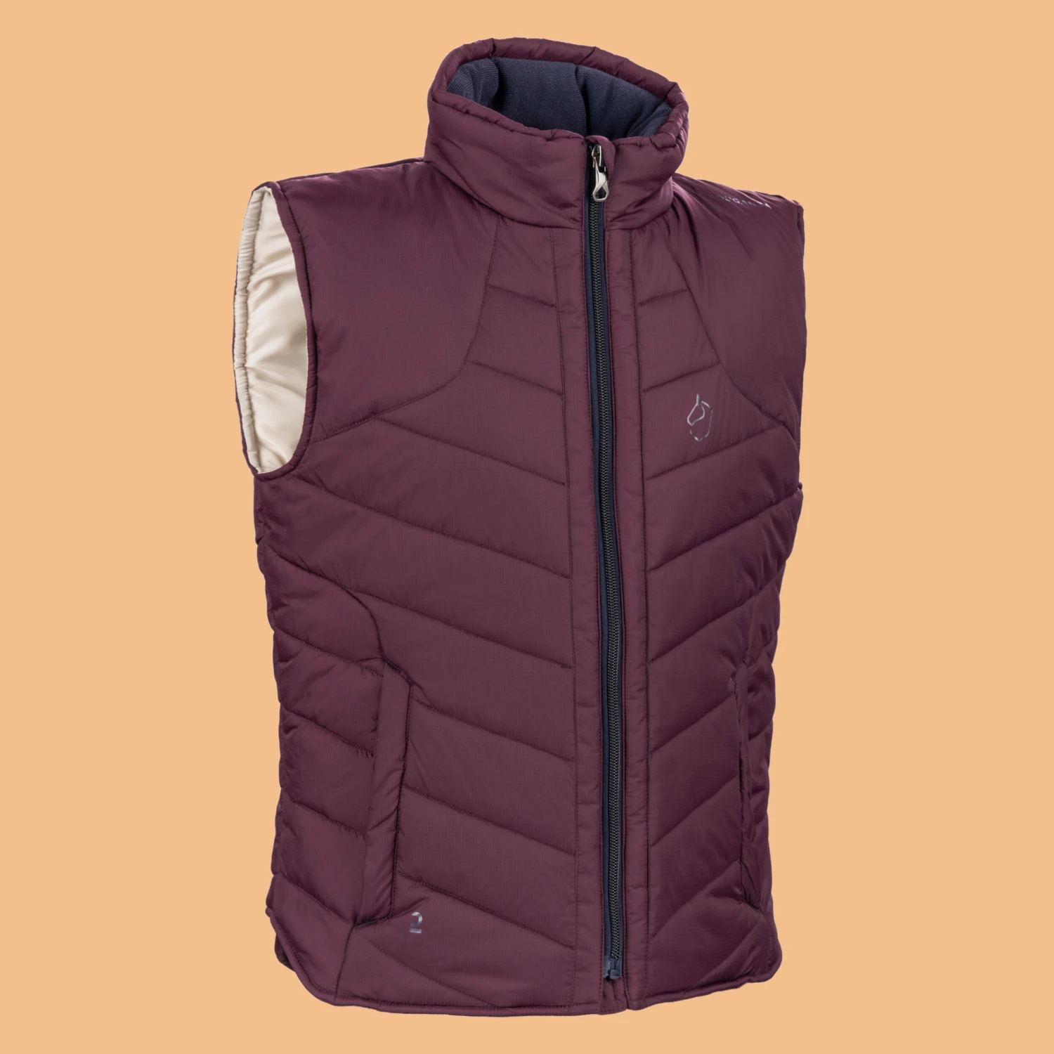 Kids' Warm Padded Horse Riding Gilet 500 - Image 12