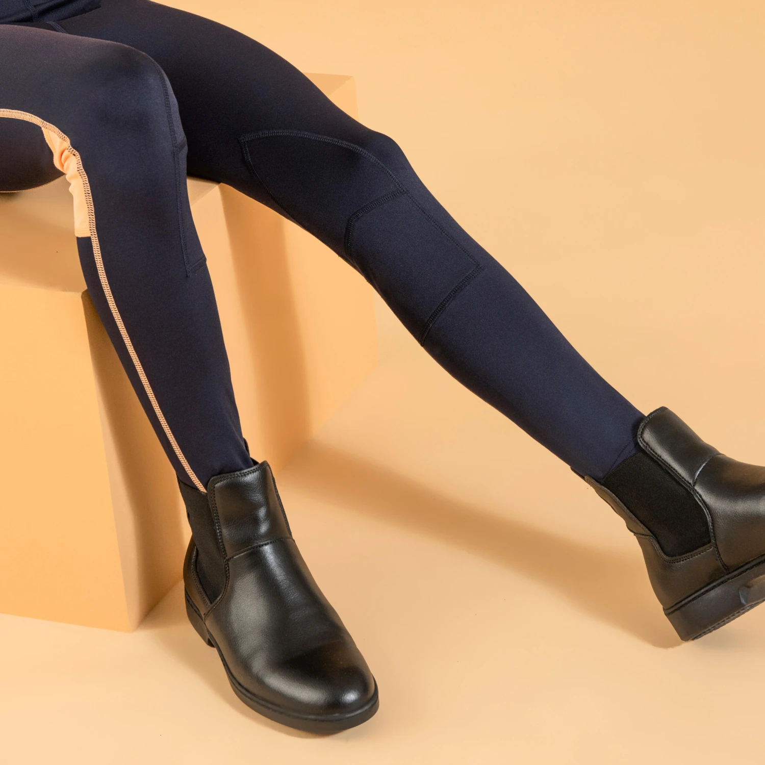 Kids' Light Horse Riding Leggings 100 - Image 11