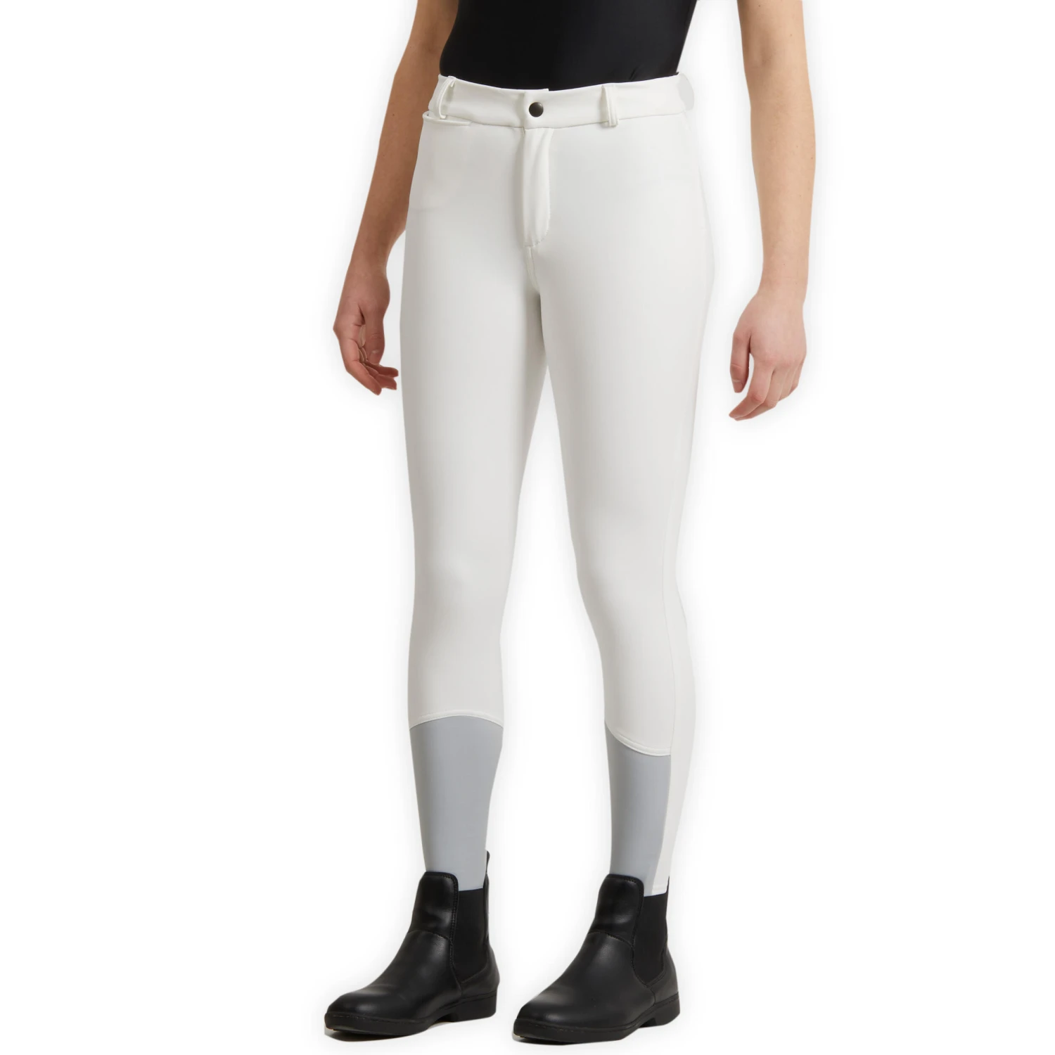 Kids' Horse Riding Warm And Water Repellent Competition Jodhpurs 500 Kipwarm - Image 5