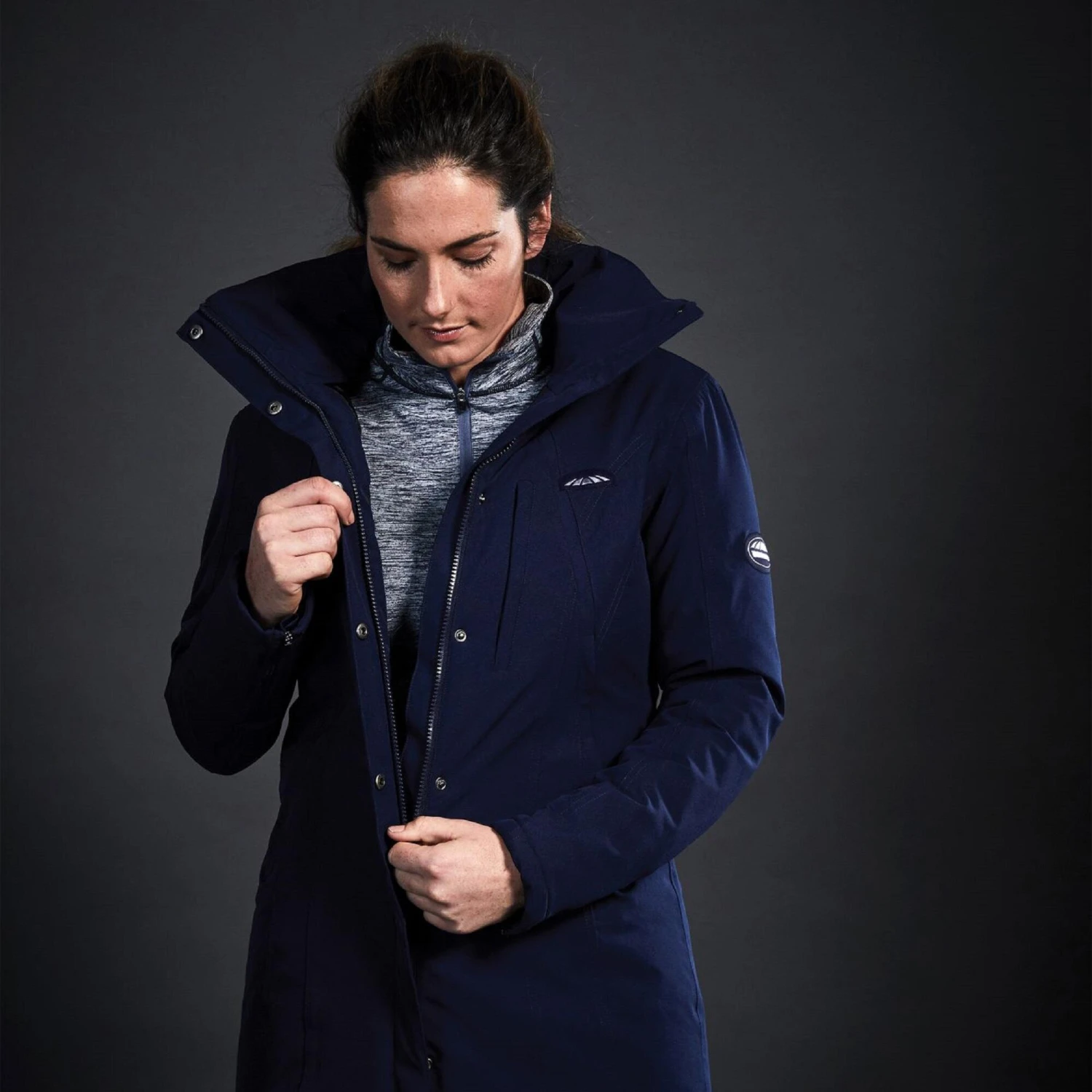 Weatherbeeta KYLA WOMEN'S WATERPROOF RIDING JACKET NAVY - Image 2