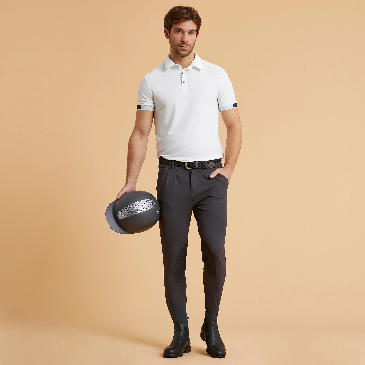Men's Horse Riding Jodhpurs 500 - Image 2