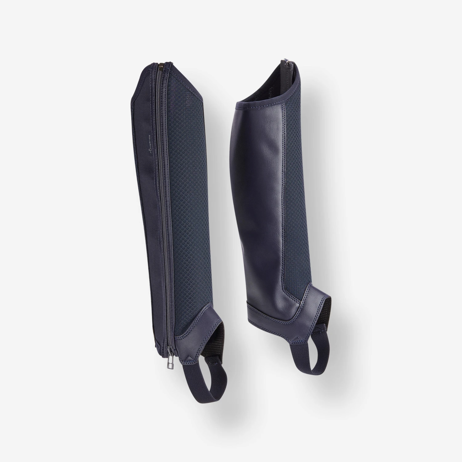 Kids' Horse Riding Mesh Half Chaps 100 - Image 2