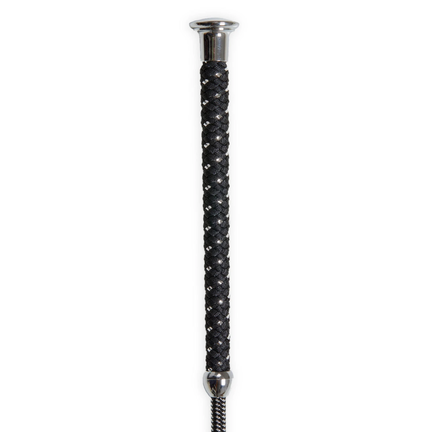 Waldhausen Horse Riding Dressage Crop 110 Cm - Black/Silver - Image 2
