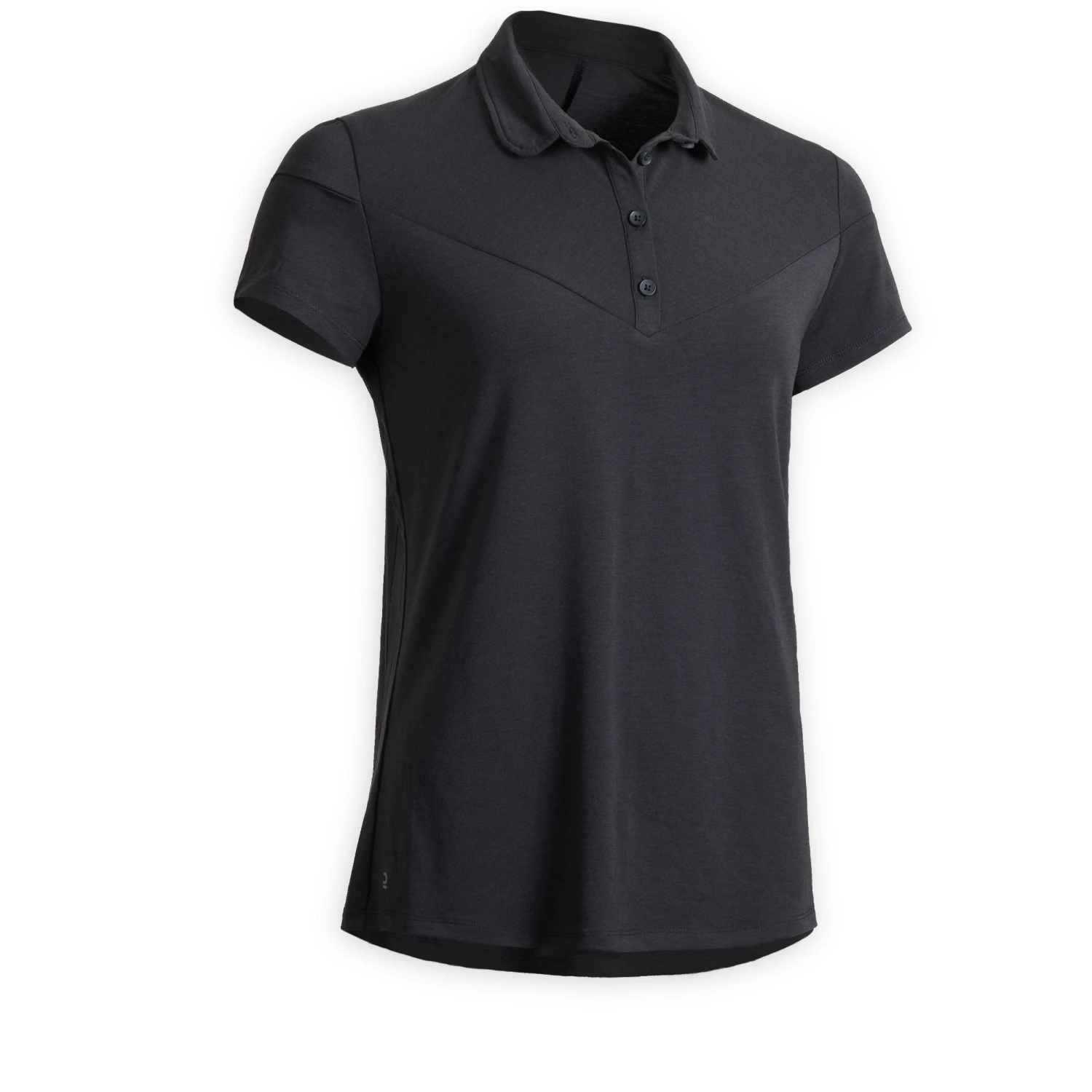 Women's Short-Sleeved Horse Riding Polo Shirt 100