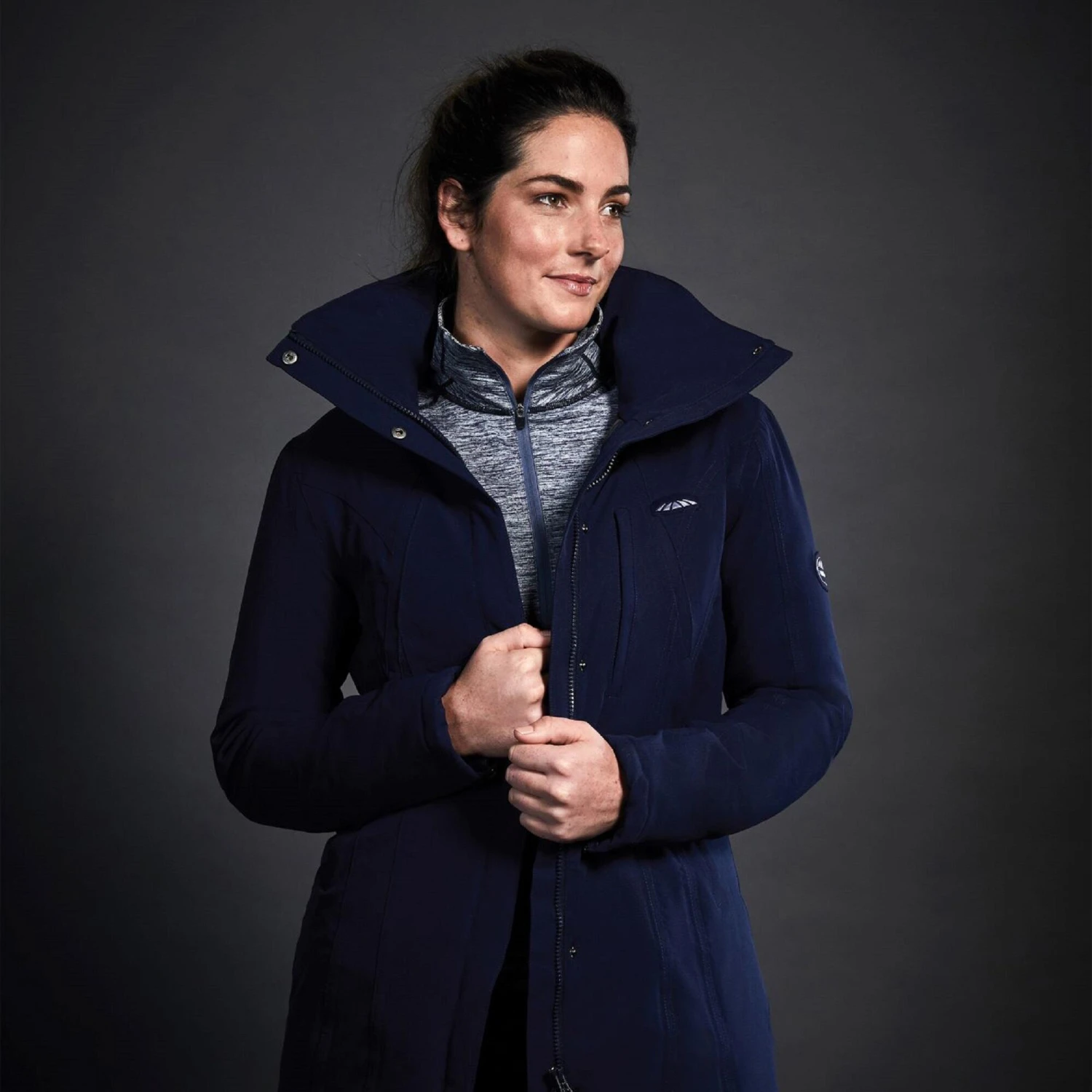 Weatherbeeta KYLA WOMEN'S WATERPROOF RIDING JACKET NAVY - Image 3