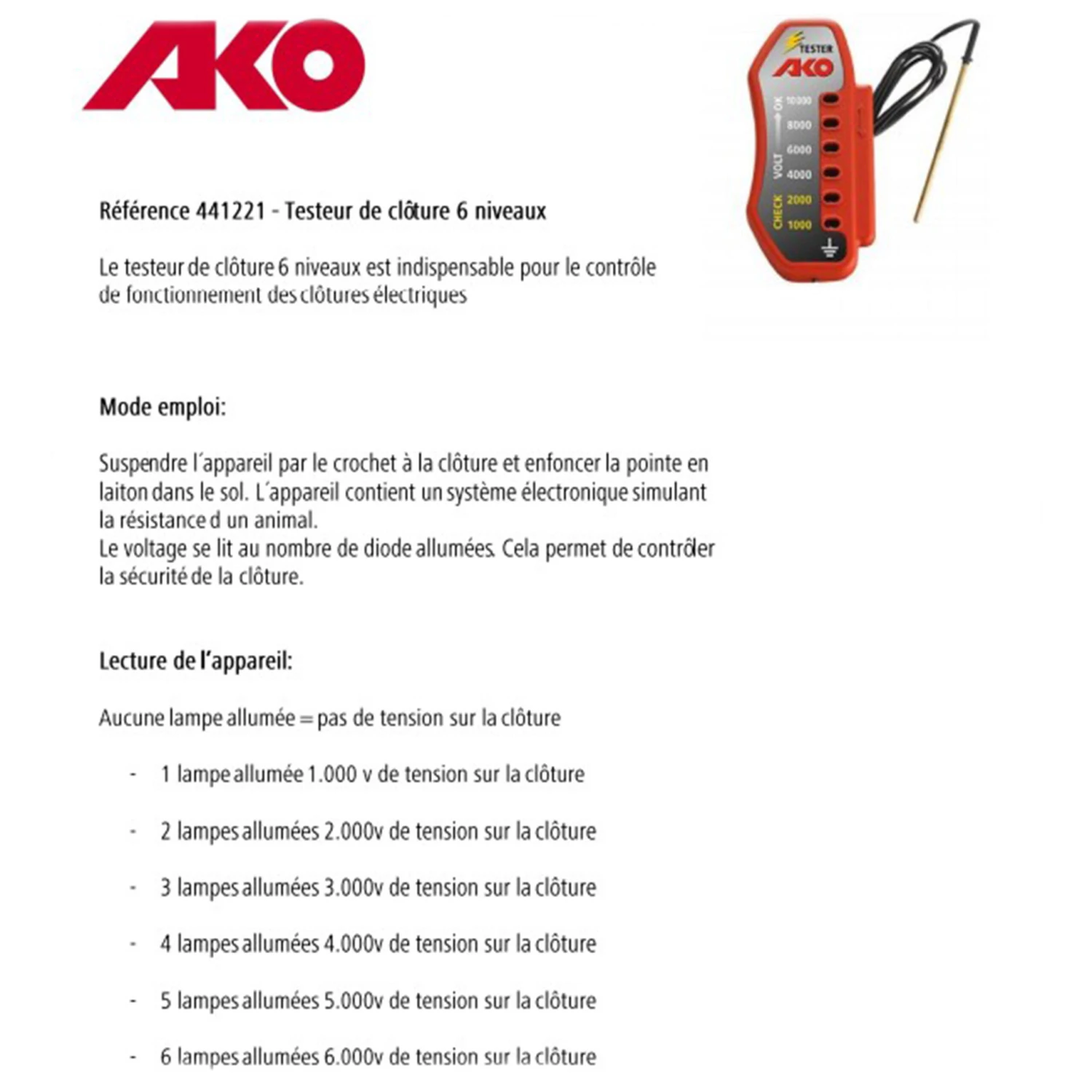 Horse Riding 10kV Fence Tester - Image 2
