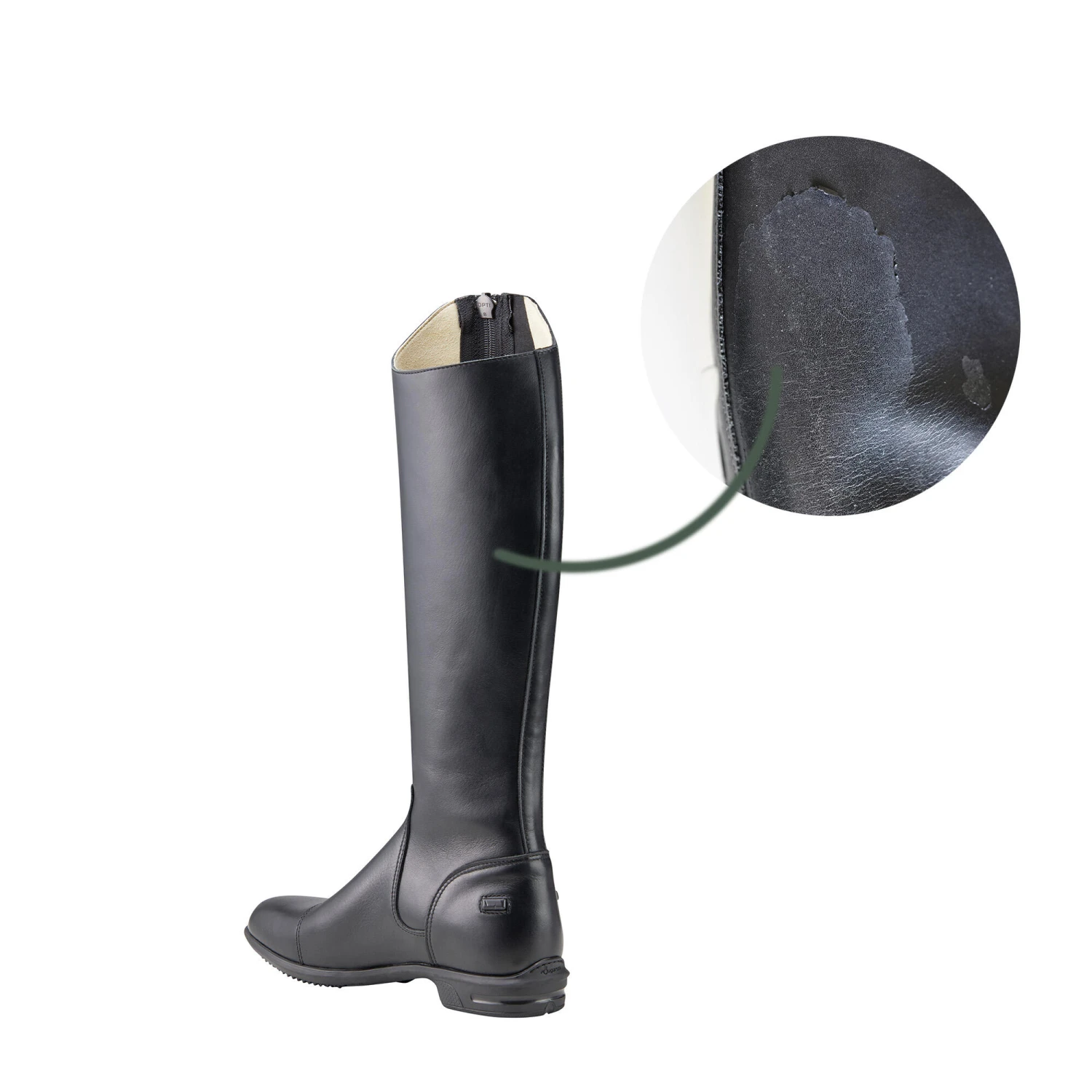 560 Adult Horse Riding Leather Long Boots - Image 2