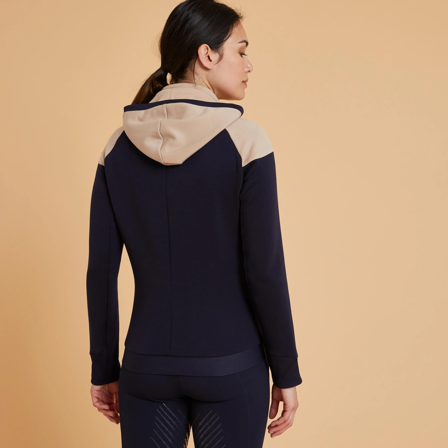 Women's Zipped Horse Riding Sweatshirt 900 - Image 4