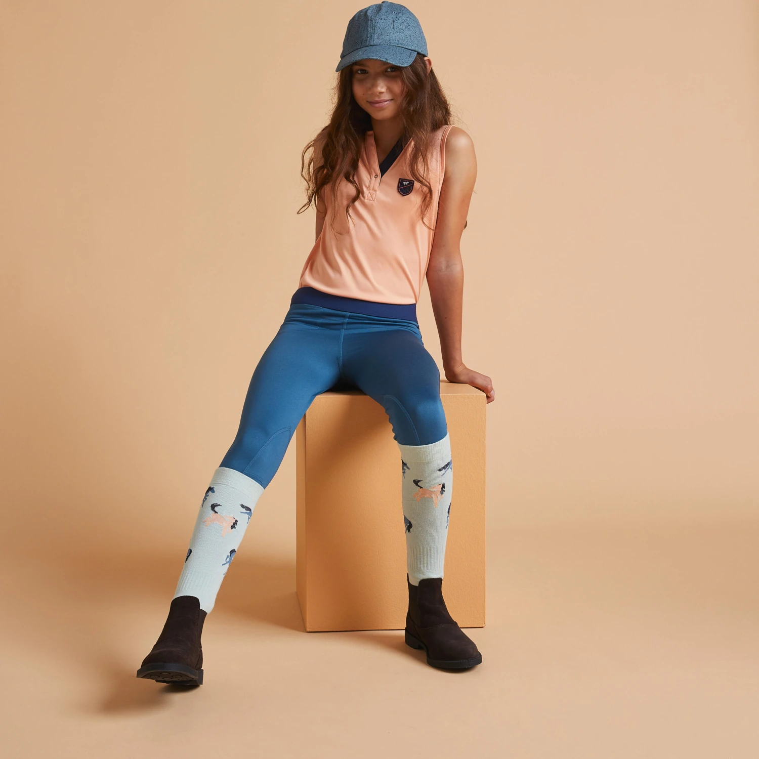 Kids' Light Horse Riding Leggings 100 - Image 16