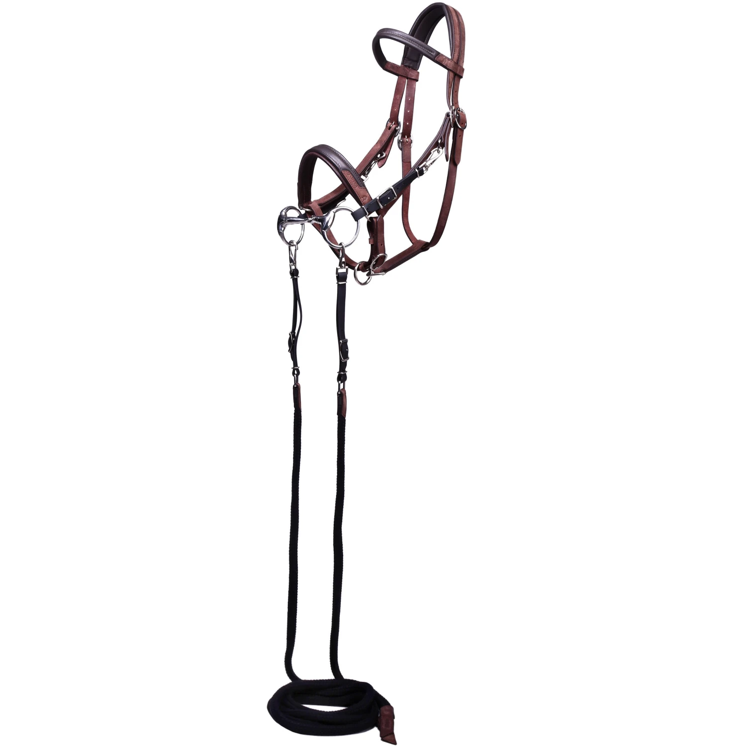 Trail Horse Riding Bridle / Halter And Reins Escape - Brown - Image 2