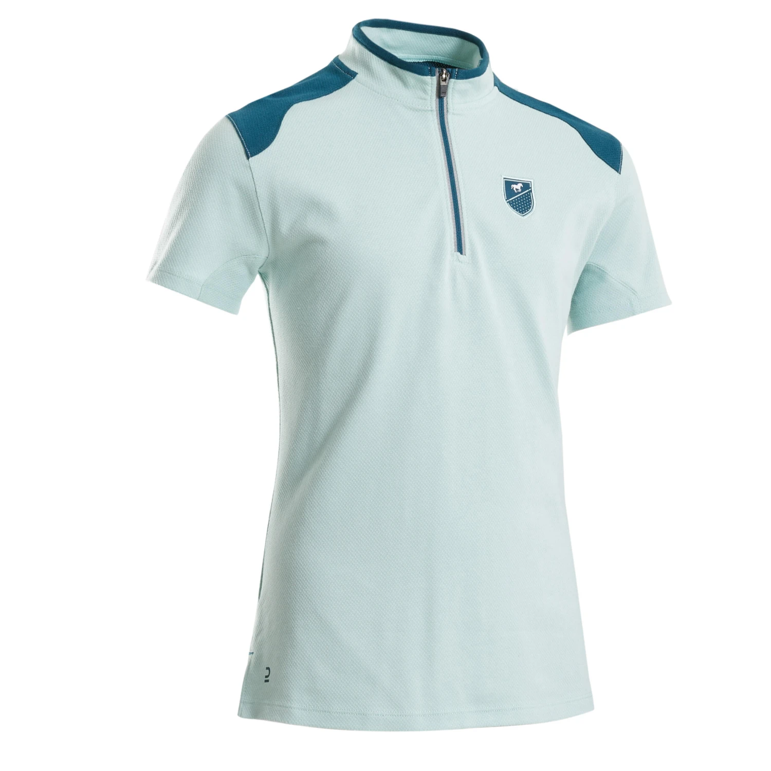 Kids' Horse Riding Short-Sleeved Polo Shirt 500 - Image 7