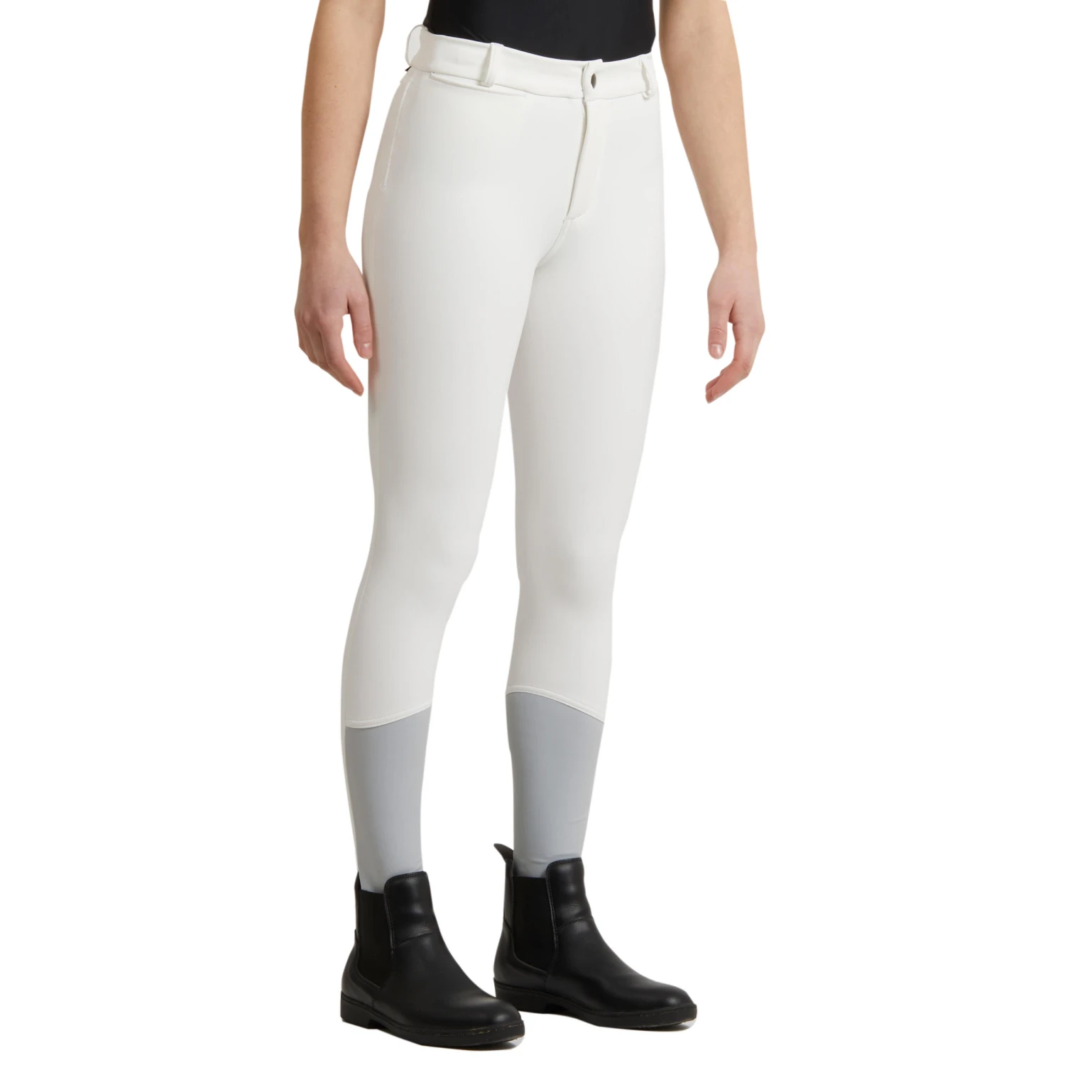 Kids' Horse Riding Warm And Water Repellent Competition Jodhpurs 500 Kipwarm - Image 4